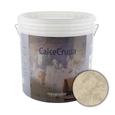 Διακοσμητικό Επίχρισμα Νερού Τεχνοτροπίας για Ανάγλυφο  φυσικό φινίρισμα 20kg NOVACOLOR CALCECRUDA 17025