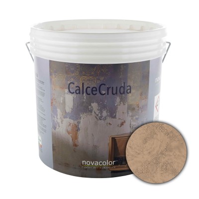 Διακοσμητικό Επίχρισμα Νερού Τεχνοτροπίας για Ανάγλυφο  φυσικό φινίρισμα 20kg NOVACOLOR CALCECRUDA 20509