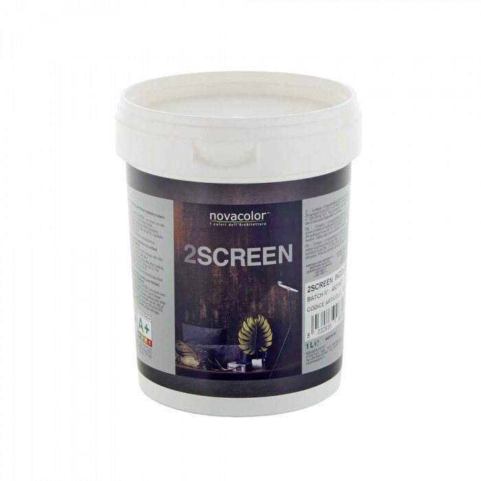 Προστατευτικό Τεχνοτροπιών Οξείδωσης Διαφανές με Βάση το Νερό 1lt Novacolor 2Screen N310001/1
