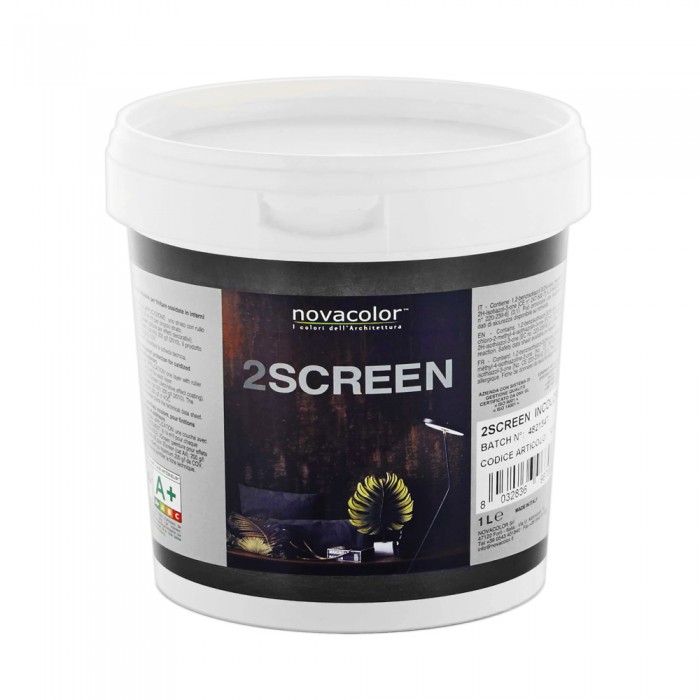 Προστατευτικό Τεχνοτροπιών Οξείδωσης Διαφανές με Βάση το Νερό 2.5lt Novacolor 2Screen N310001/2.5