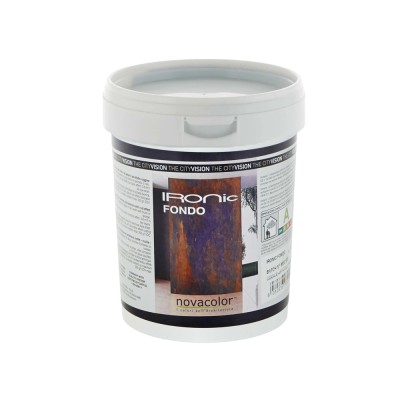 Βασική Επίστρωση για Δημιουργία Τεχνοτροπίας Εφέ Σκουριάς Σιδήρου 1lt Novacolor IRONic Fondo N390019/1