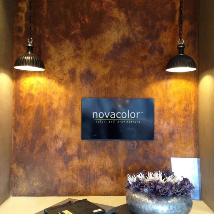 Βασική Επίστρωση για Δημιουργία Τεχνοτροπίας Εφέ Σκουριάς Σιδήρου 1lt Novacolor IRONic Fondo N390019/1