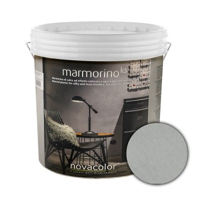 Διακοσμητικό Επίχρισμα Τεχνοτροπίας Σατινέ με Σκόνη Μαρμάρου για εφέ μαρμάρου για εσωτερικούς και εξωτερικούς χώρους 1Kg NOVACOLOR MARMORINO KS MKS15128