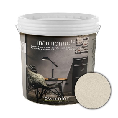 Διακοσμητικό Επίχρισμα Τεχνοτροπίας Σατινέ με Σκόνη Μαρμάρου για εφέ μαρμάρου για εσωτερικούς και εξωτερικούς χώρους 1Kg NOVACOLOR MARMORINO KS MKS15129