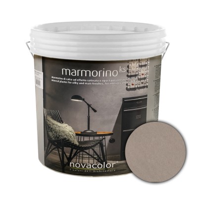 Διακοσμητικό Επίχρισμα Τεχνοτροπίας Σατινέ με Σκόνη Μαρμάρου για εφέ μαρμάρου για εσωτερικούς και εξωτερικούς χώρους 1Kg NOVACOLOR MARMORINO KS MKS15131