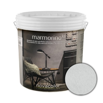 Διακοσμητικό Επίχρισμα Τεχνοτροπίας Σατινέ με Σκόνη Μαρμάρου για εφέ μαρμάρου για εσωτερικούς και εξωτερικούς χώρους 1Kg NOVACOLOR MARMORINO KS MKS15133