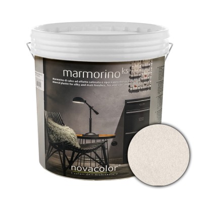 Διακοσμητικό Επίχρισμα Τεχνοτροπίας Σατινέ με Σκόνη Μαρμάρου για εφέ μαρμάρου για εσωτερικούς και εξωτερικούς χώρους 1Kg NOVACOLOR MARMORINO KS MKS15135