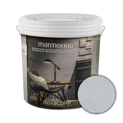 Διακοσμητικό Επίχρισμα Τεχνοτροπίας Σατινέ με Σκόνη Μαρμάρου για εφέ μαρμάρου για εσωτερικούς και εξωτερικούς χώρους 1Kg NOVACOLOR MARMORINO KS MKS15138