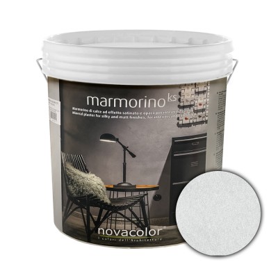 Διακοσμητικό Επίχρισμα Τεχνοτροπίας Σατινέ με Σκόνη Μαρμάρου για εφέ μαρμάρου για εσωτερικούς και εξωτερικούς χώρους 1Kg NOVACOLOR MARMORINO KS MKS15139