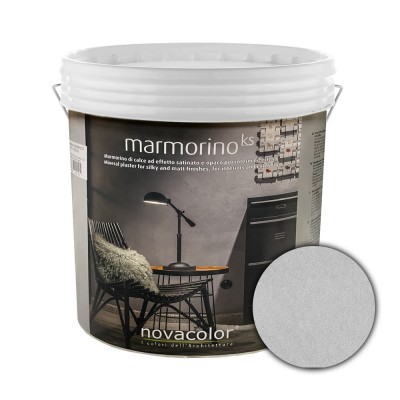 Διακοσμητικό Επίχρισμα Τεχνοτροπίας Σατινέ με Σκόνη Μαρμάρου για εφέ μαρμάρου για εσωτερικούς και εξωτερικούς χώρους 1Kg NOVACOLOR MARMORINO KS MKS15140