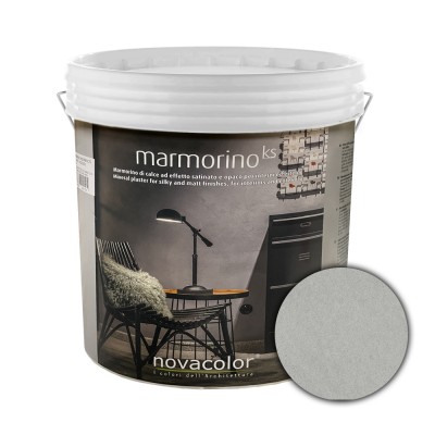 Διακοσμητικό Επίχρισμα Τεχνοτροπίας Σατινέ με Σκόνη Μαρμάρου για εφέ μαρμάρου για εσωτερικούς και εξωτερικούς χώρους 1Kg NOVACOLOR MARMORINO KS MKS15142