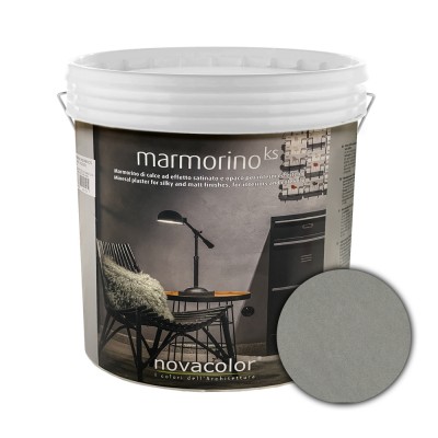 Διακοσμητικό Επίχρισμα Τεχνοτροπίας Σατινέ με Σκόνη Μαρμάρου για εφέ μαρμάρου για εσωτερικούς και εξωτερικούς χώρους 1Kg NOVACOLOR MARMORINO KS MKS15143