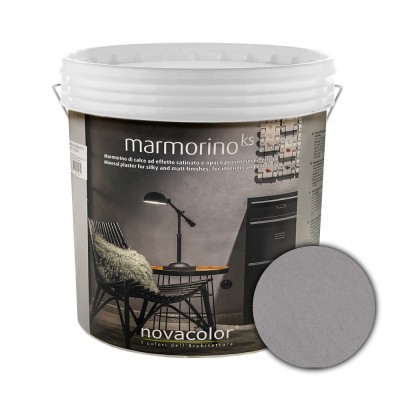 Διακοσμητικό Επίχρισμα Τεχνοτροπίας Σατινέ με Σκόνη Μαρμάρου για εφέ μαρμάρου για εσωτερικούς και εξωτερικούς χώρους 1Kg NOVACOLOR MARMORINO KS MKS20100