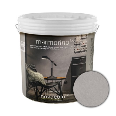 Διακοσμητικό Επίχρισμα Τεχνοτροπίας Σατινέ με Σκόνη Μαρμάρου για εφέ μαρμάρου για εσωτερικούς και εξωτερικούς χώρους 1Kg NOVACOLOR MARMORINO KS MKS20103