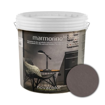 Διακοσμητικό Επίχρισμα Τεχνοτροπίας Σατινέ με Σκόνη Μαρμάρου για εφέ μαρμάρου για εσωτερικούς και εξωτερικούς χώρους 1Kg NOVACOLOR MARMORINO KS MKS20118