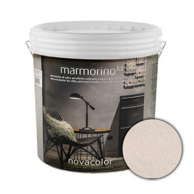 Διακοσμητικό Επίχρισμα Τεχνοτροπίας Σατινέ με Σκόνη Μαρμάρου για εφέ μαρμάρου για εσωτερικούς και εξωτερικούς χώρους 1Kg NOVACOLOR MARMORINO KS MKS20123