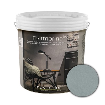Διακοσμητικό Επίχρισμα Τεχνοτροπίας Σατινέ με Σκόνη Μαρμάρου για εφέ μαρμάρου για εσωτερικούς και εξωτερικούς χώρους 1Kg NOVACOLOR MARMORINO KS MKS20125