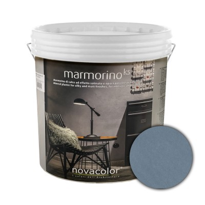 Διακοσμητικό Επίχρισμα Τεχνοτροπίας Σατινέ με Σκόνη Μαρμάρου για εφέ μαρμάρου για εσωτερικούς και εξωτερικούς χώρους 1Kg NOVACOLOR MARMORINO KS MKS20134