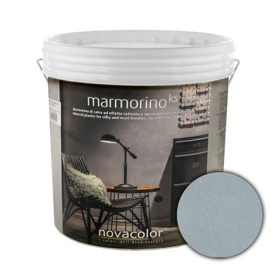 Διακοσμητικό Επίχρισμα Τεχνοτροπίας Σατινέ με Σκόνη Μαρμάρου για εφέ μαρμάρου για εσωτερικούς και εξωτερικούς χώρους 1Kg NOVACOLOR MARMORINO KS MKS20136
