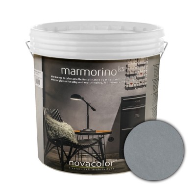 Διακοσμητικό Επίχρισμα Τεχνοτροπίας Σατινέ με Σκόνη Μαρμάρου για εφέ μαρμάρου για εσωτερικούς και εξωτερικούς χώρους 1Kg NOVACOLOR MARMORINO KS MKS20154