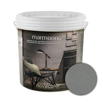 Διακοσμητικό Επίχρισμα Τεχνοτροπίας Σατινέ με Σκόνη Μαρμάρου για εφέ μαρμάρου για εσωτερικούς και εξωτερικούς χώρους 1Kg NOVACOLOR MARMORINO KS MKS20158