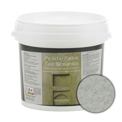 Διάφανη Πατίνα Τεχνοτροπιών για διάφανα χρωματικά εφέ 1lt NOVACOLOR Antiche Patine Fase Silossanica FS6108