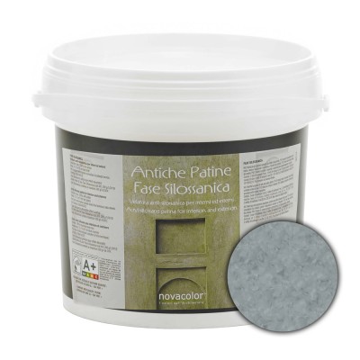 Διάφανη Πατίνα Τεχνοτροπιών για διάφανα χρωματικά εφέ 1lt NOVACOLOR Antiche Patine Fase Silossanica FS6205