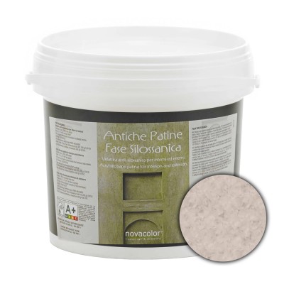 Διάφανη Πατίνα Τεχνοτροπιών για διάφανα χρωματικά εφέ 1lt NOVACOLOR Antiche Patine Fase Silossanica FS6215