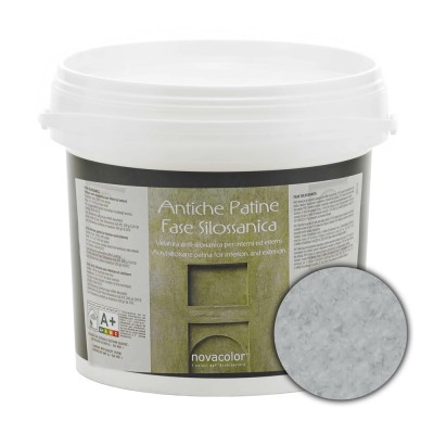 Διάφανη Πατίνα Τεχνοτροπιών για διάφανα χρωματικά εφέ 1lt NOVACOLOR Antiche Patine Fase Silossanica FS6219