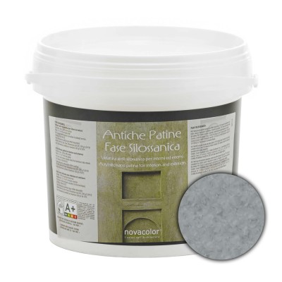 Διάφανη Πατίνα Τεχνοτροπιών για διάφανα χρωματικά εφέ 1lt NOVACOLOR Antiche Patine Fase Silossanica FS6220