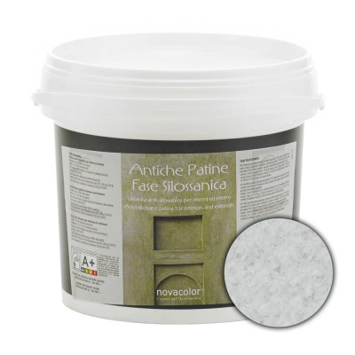 Διάφανη Πατίνα Τεχνοτροπιών για διάφανα χρωματικά εφέ 1lt NOVACOLOR Antiche Patine Fase Silossanica FS6221