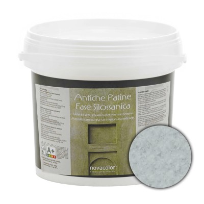 Διάφανη Πατίνα Τεχνοτροπιών για διάφανα χρωματικά εφέ 1lt NOVACOLOR Antiche Patine Fase Silossanica FS6222