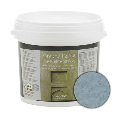 Διάφανη Πατίνα Τεχνοτροπιών για διάφανα χρωματικά εφέ 1lt NOVACOLOR Antiche Patine Fase Silossanica FS6223