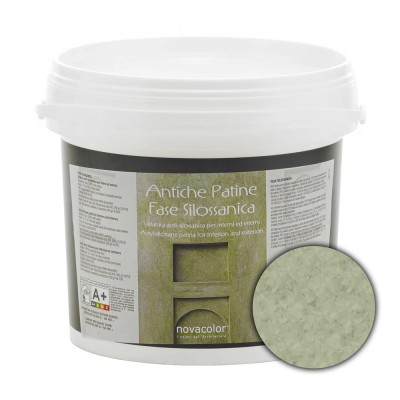 Διάφανη Πατίνα Τεχνοτροπιών για διάφανα χρωματικά εφέ 1lt NOVACOLOR Antiche Patine Fase Silossanica FS6227