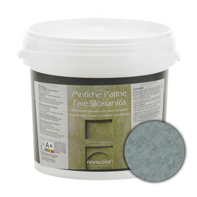 Διάφανη Πατίνα Τεχνοτροπιών για διάφανα χρωματικά εφέ 1lt NOVACOLOR Antiche Patine Fase Silossanica FS6228