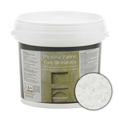 Διάφανη Πατίνα Τεχνοτροπιών για διάφανα χρωματικά εφέ 1lt NOVACOLOR Antiche Patine Fase Silossanica FS6231
