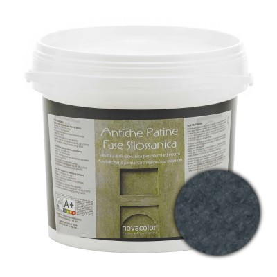 Διάφανη Πατίνα Τεχνοτροπιών για διάφανα χρωματικά εφέ 1lt NOVACOLOR Antiche Patine Fase Silossanica FS6240