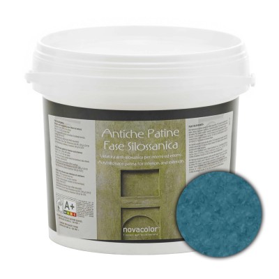 Διάφανη Πατίνα Τεχνοτροπιών για διάφανα χρωματικά εφέ 1lt NOVACOLOR Antiche Patine Fase Silossanica FS6242