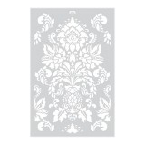 Stencil Τεχνοτροπίας για Διακόσμηση Τοίχου 54x85cm Novacolor Antoniette Damask NC6101L