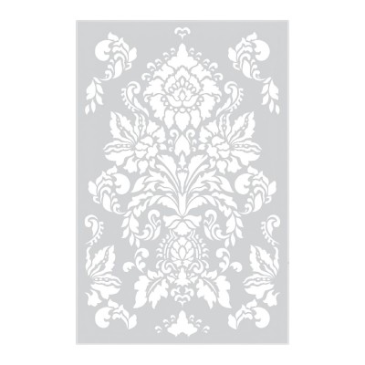 Stencil Τεχνοτροπίας για Διακόσμηση Τοίχου 54x85cm Novacolor Antoniette Damask NC6101L