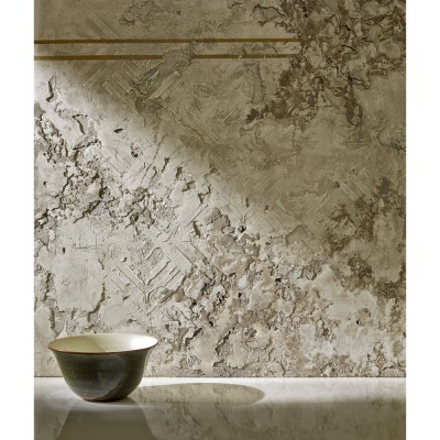 Stencil Τεχνοτροπίας για Διακόσμηση Τοίχου 43x84cm Novacolor Athena Tile NC6337