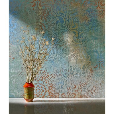 Stencil Τεχνοτροπίας για Διακόσμηση Τοίχου 55x55cm Novacolor Esperanza Tile NC6167