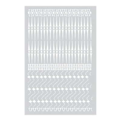 Stencil Τεχνοτροπίας για Διακόσμηση Τοίχου 53x84cm Novacolor Imany Tapestry NC6333