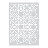 Stencil Τεχνοτροπίας για Διακόσμηση Τοίχου 53x78cm Novacolor Infinity Trellis NC6334