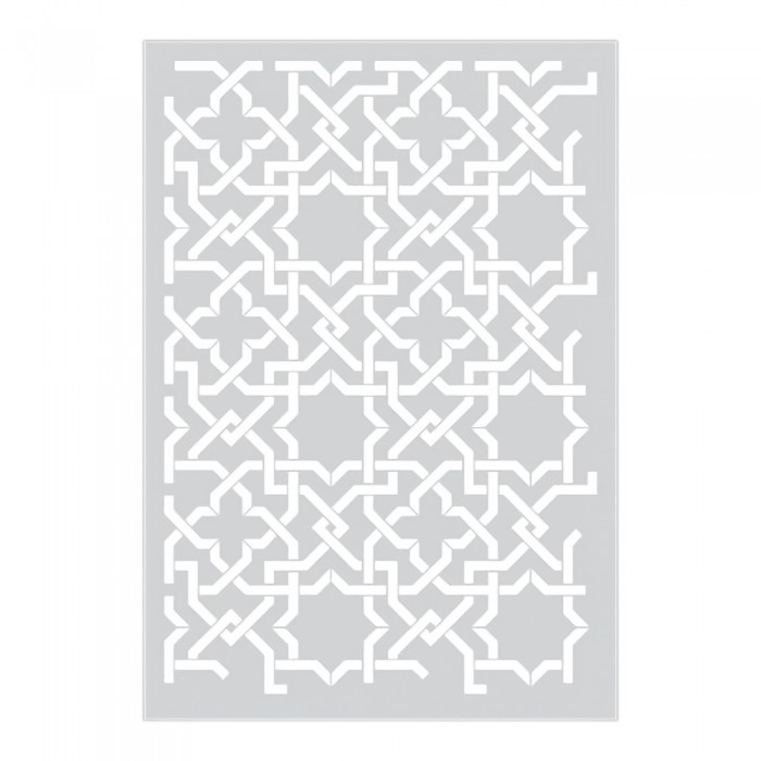 Stencil Τεχνοτροπίας για Διακόσμηση Τοίχου 53x78cm Novacolor Infinity Trellis NC6334