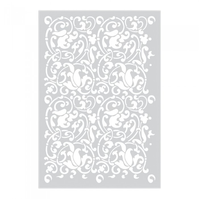 Stencil Τεχνοτροπίας για Διακόσμηση Τοίχου 53x79cm Novacolor Jameela Vine NC6260