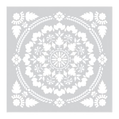 Stencil Τεχνοτροπίας για Διακόσμηση Τοίχου 53x53cm Novacolor Mandala Fusion NC6280S