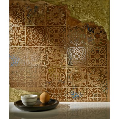 Stencil Τεχνοτροπίας για Διακόσμηση Τοίχου 50x65cm Novacolor Paladeo Tile NC6246