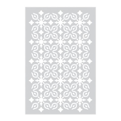 Stencil Τεχνοτροπίας για Διακόσμηση Τοίχου 53x84cm Novacolor Petra Tile NC6365