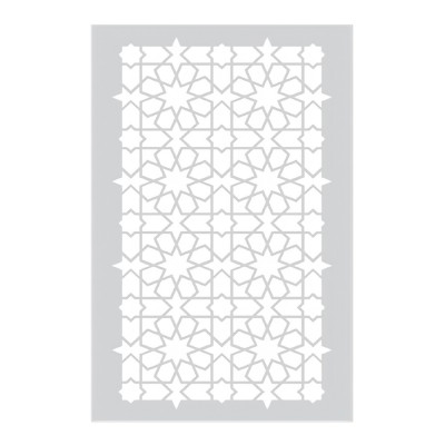 Stencil Τεχνοτροπίας για Διακόσμηση Τοίχου 54x79cm Novacolor Rabat Allover NC6304